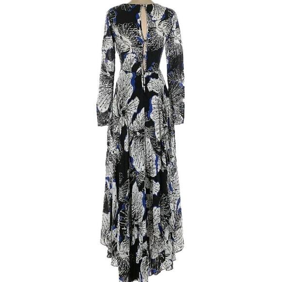 Free People First Kiss maxi dress Size XS Romantic Blue White Black Western - Picture 12 of 12